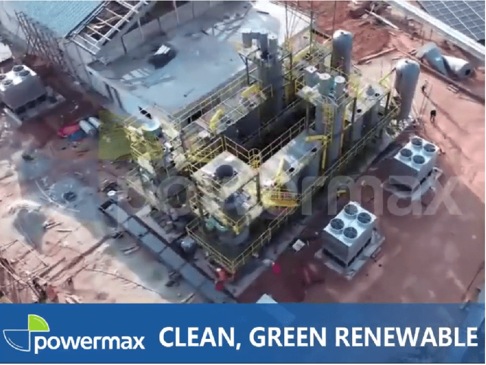 宝麦木屑发电项目进行中