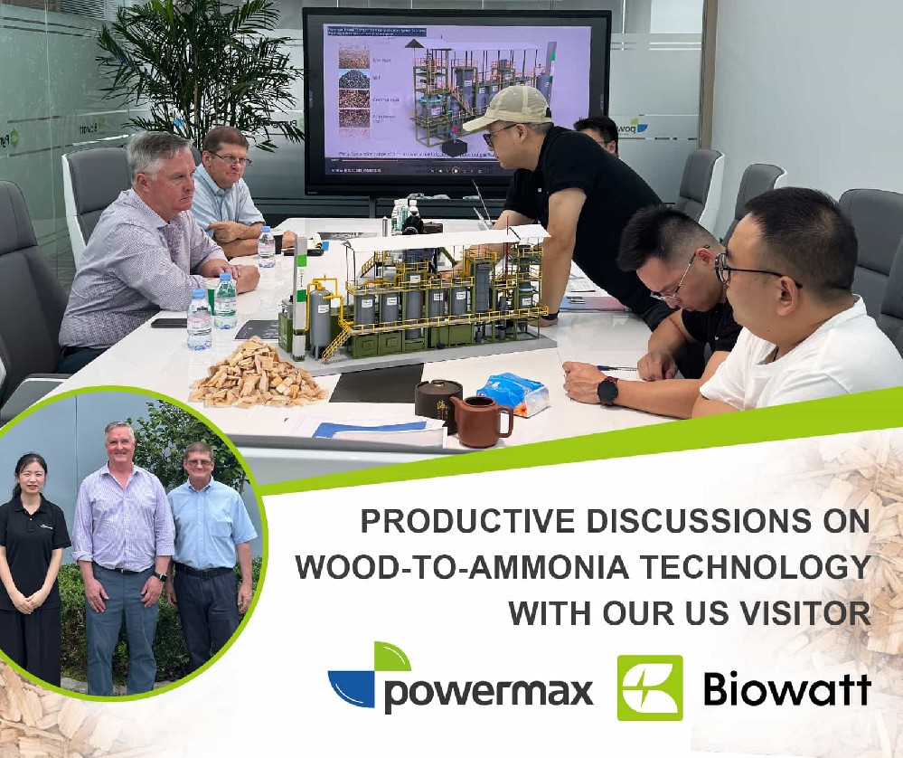 美国客户莅临考察生物质合成气项目！