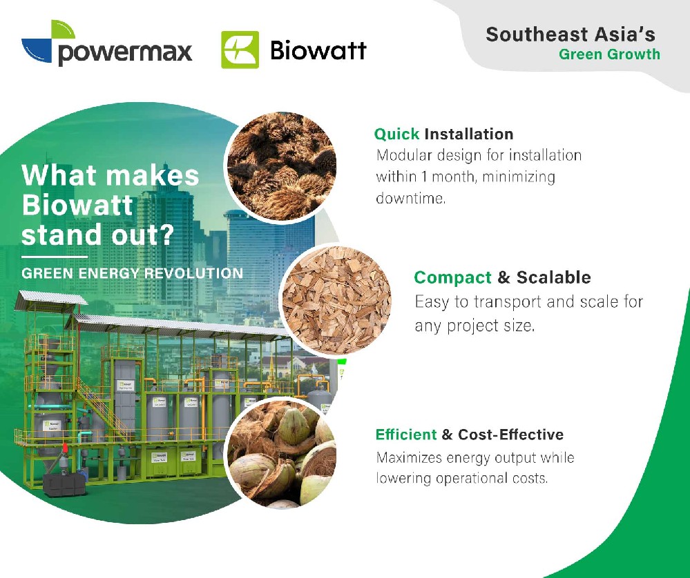 用Powermax Biowatt助力东南亚绿色增长